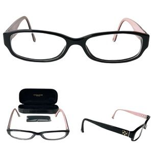 Coach Emily Pink & Black Hc 6001 Rx-Lens Glasses … - image 1